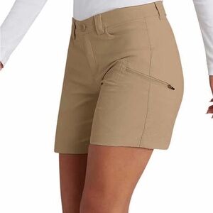 Eddie Bauer Rainier Khaki Shorts, W’s size 10